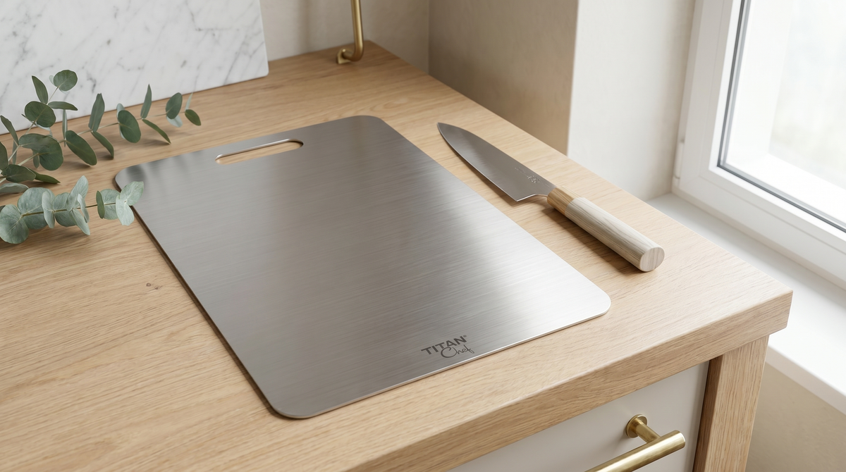 Titanium vs RVS snijplank: wat is het verschil?