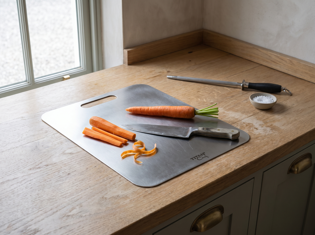 Waarom een snijplank zonder plastic beter is voor je keuken