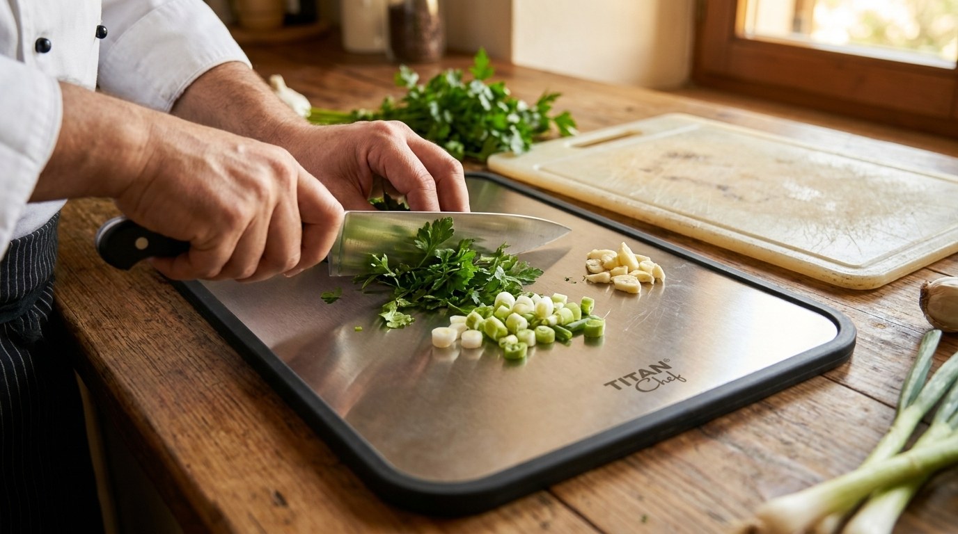 Snijplank materiaal vergelijking: plastic, hout, bamboe of RVS?